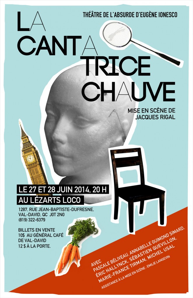 La cantatrice chauve Emilie Langevin - Designer graphique